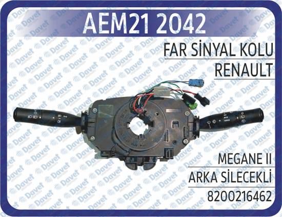 AEM 212042 Far Sinyal Kolu Megane Ii Arka Silecekli
